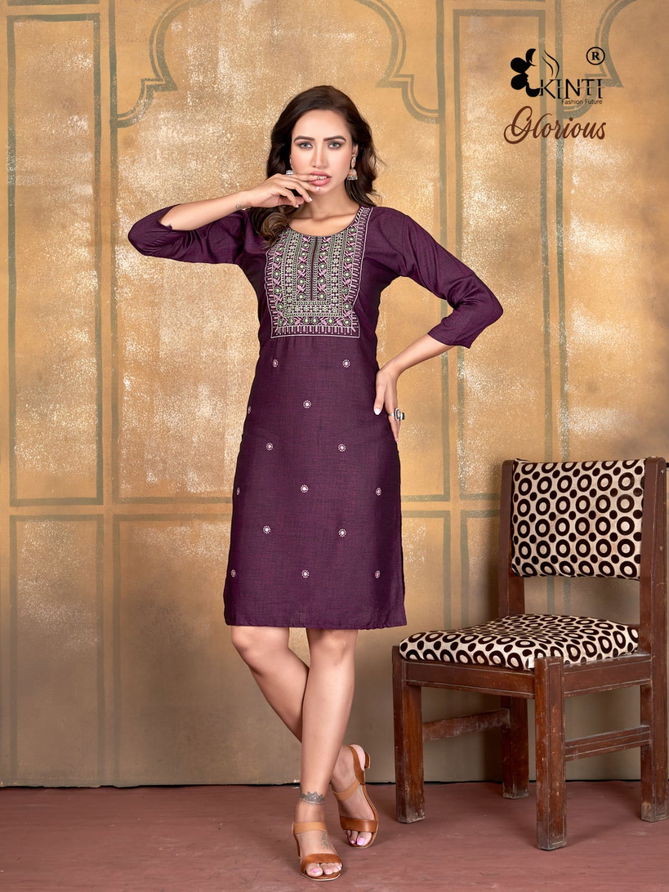 Glorious By Kinti Colors Designer Kurtis Catalog